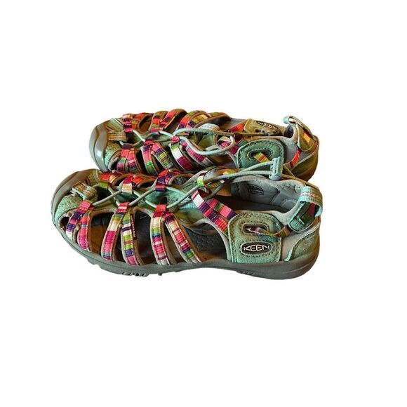 Keen Kids Multicolor Whisper Raya Fusion Beach Outdoor Sport Sandals Size 4 - Picture 2 of 7